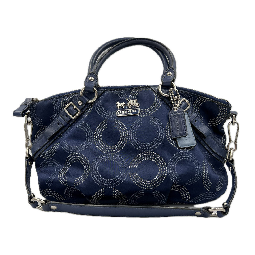 Coach Madison Dotted Op Art Sophia Satchel Handbag SecondLux coach-madison-dotted-op-art-sophia-satchel-handbag-secondlux